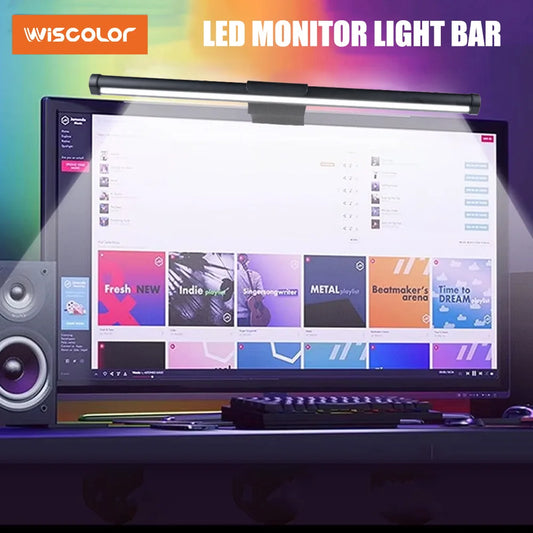 Wiscolor Computer Monitor LED Screen Hanging Light Bar