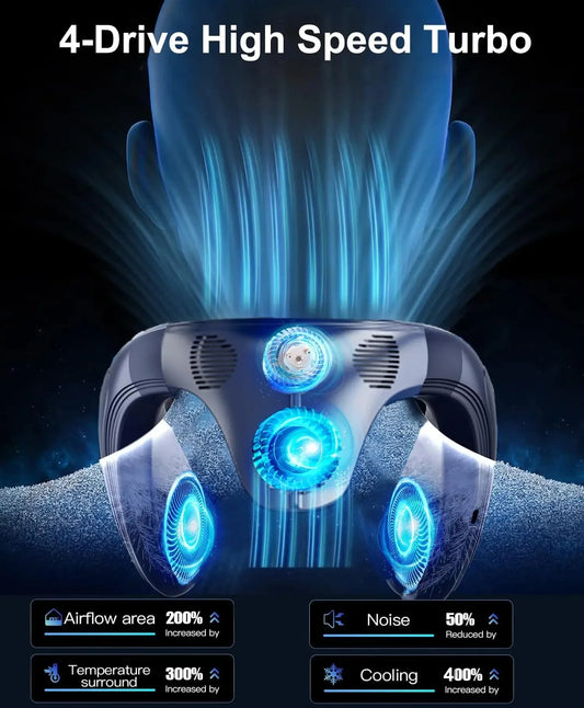 Portable Neck Air Conditioner | Wearable Cooler