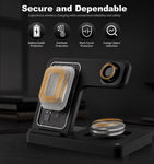 3-in-1 Wireless Charging Station — Foldable Magnetic Fast Charger