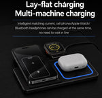 3-in-1 Wireless Charging Station — Foldable Magnetic Fast Charger