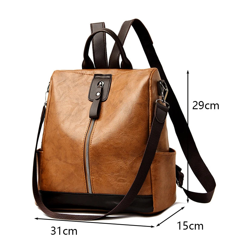 Womens fashion Anti-Theft backpack