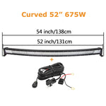 Curved LED Light Bar | Offroad 12V 24V SUV ATV 4x4