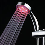 LED Color-Changing Shower Head | Water-Powered