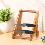 7-Layer Wooden Knife Stand