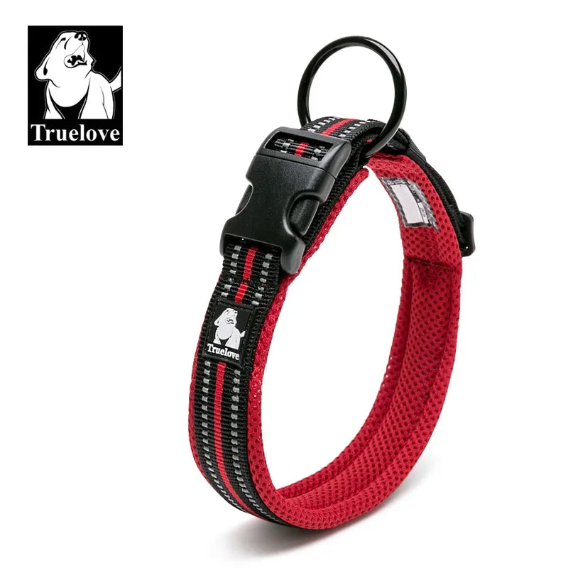 Truelove Reflective Padded Dog Collar