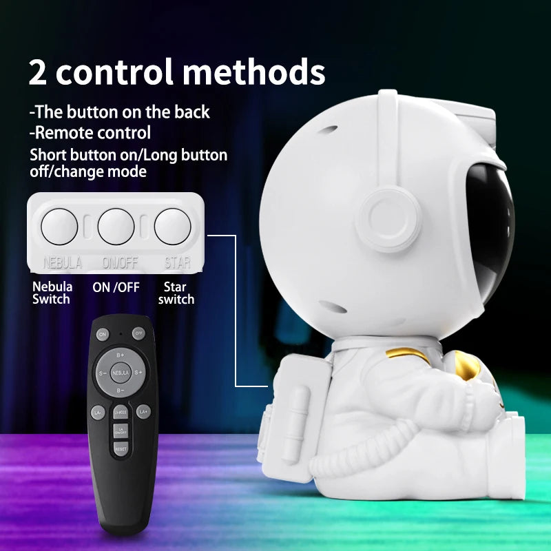 Astronaut LED Galaxy/Star projecting Light
