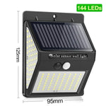 LED Solar Powered Motion Sensor Wall Light 1/2/4PCS