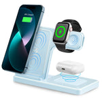 3-in-1 Wireless Charging Station — Foldable Magnetic Fast Charger
