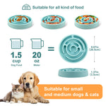Pro-Slow maze dog bowl