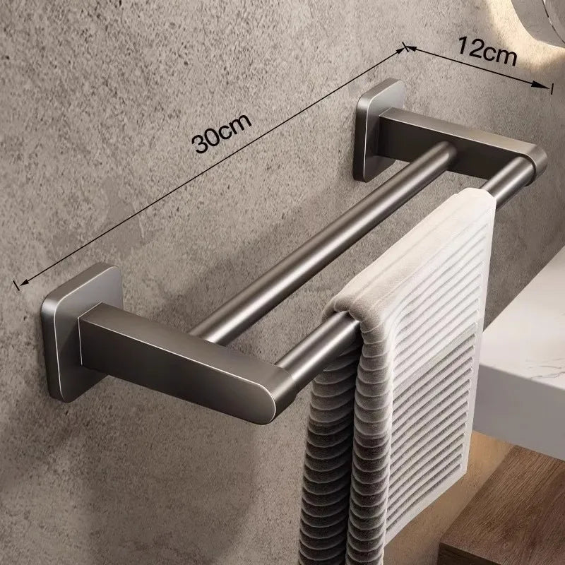 Wall Mounted Towel Rack | Single Rod