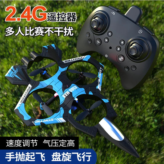 SkyStunt™ K500max RC Fighter Jet (LED Stunt Drone)
