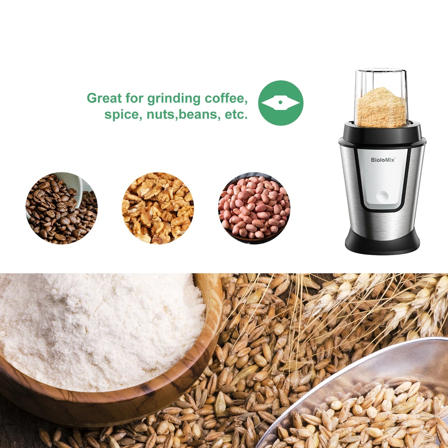 BioloMix 3-in-1 Food Processor & Blender 700W