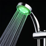 LED Color-Changing Shower Head | Water-Powered
