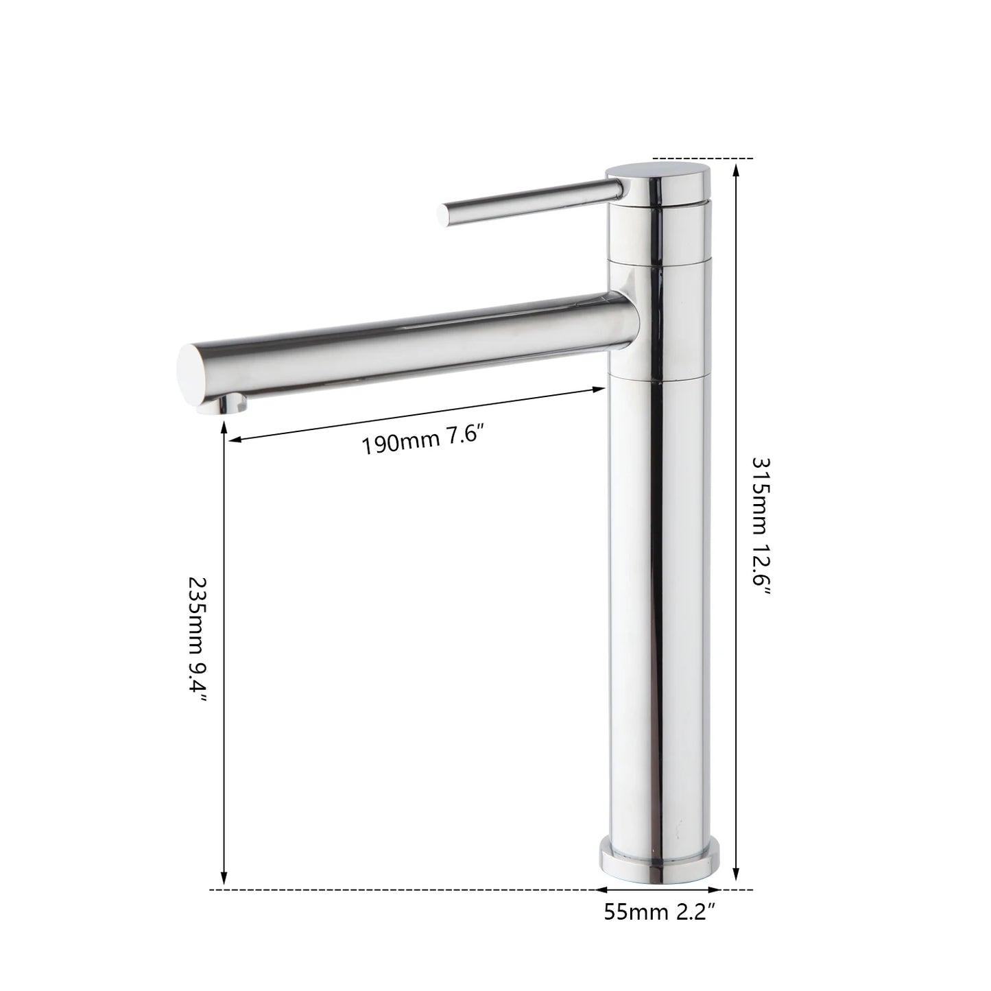 Brushed Gold Bathroom Basin Faucet 360°