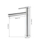 Brushed Gold Bathroom Basin Faucet 360°