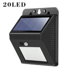 LED Solar Powered Motion Sensor Wall Light 1/2/4PCS