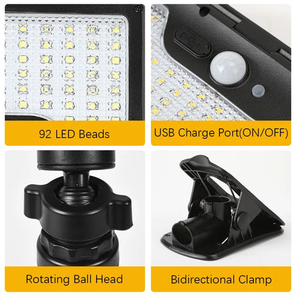 360° Outdoor Motion Sensor Solar Light