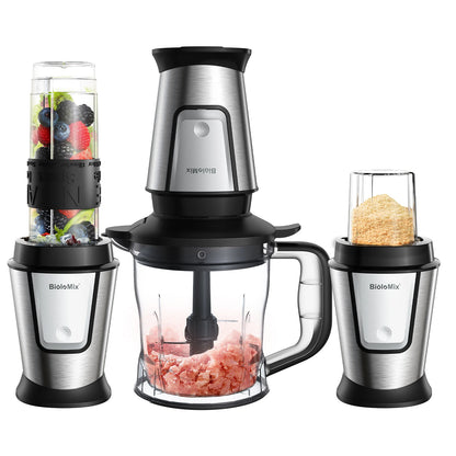 BioloMix 3-in-1 Food Processor & Blender 700W