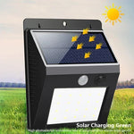 LED Solar Powered Motion Sensor Wall Light 1/2/4PCS