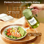 Green Glass Oil Dispenser 470mL