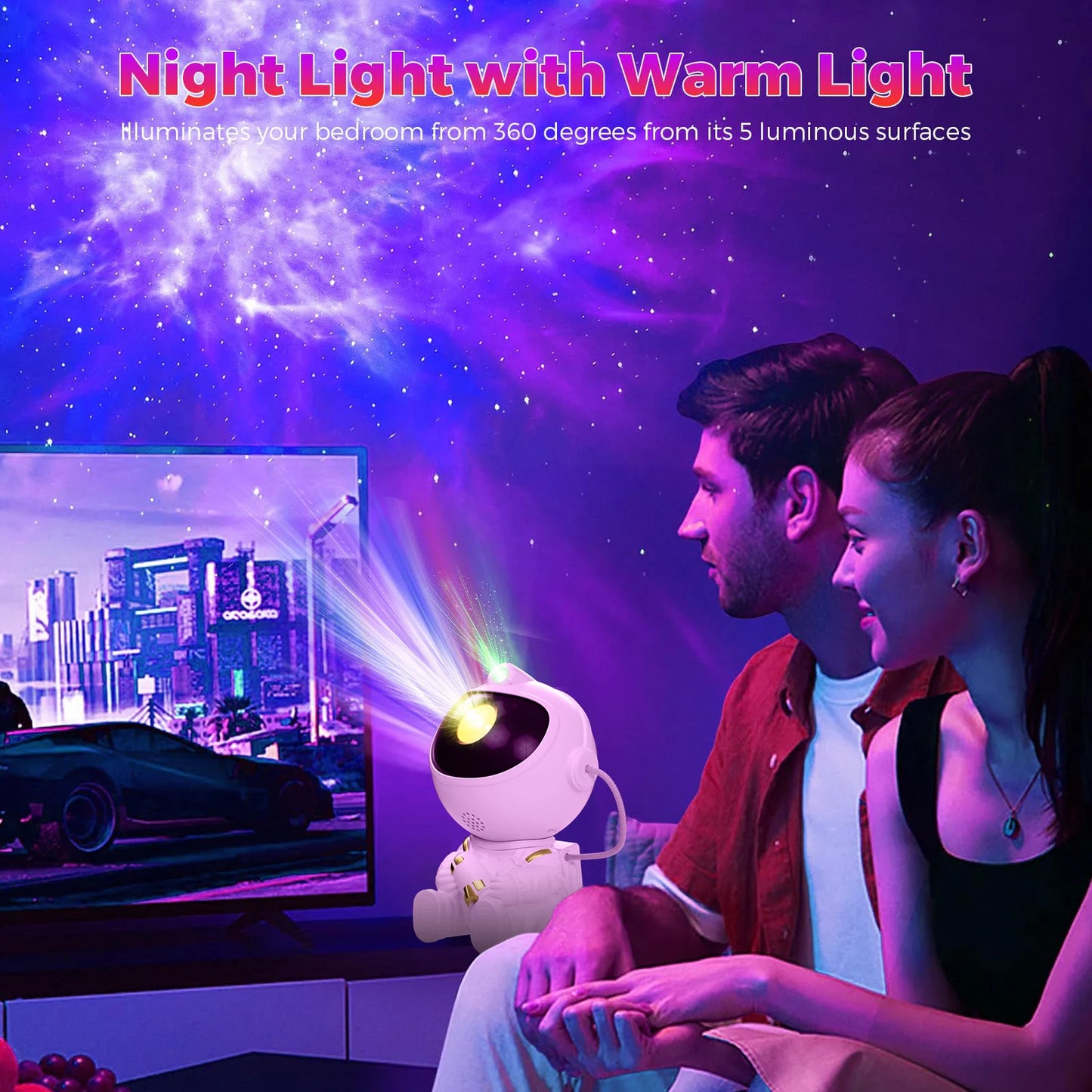 Astronaut LED Galaxy/Star projecting Light