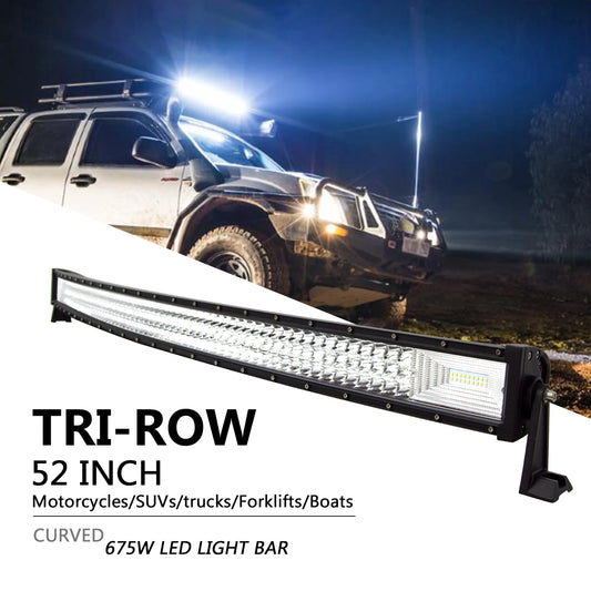 Curved LED Light Bar | Offroad 12V 24V SUV ATV 4x4