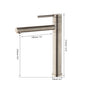 Brushed Gold Bathroom Basin Faucet 360°