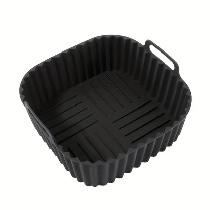 1 square silicone air fryer liner