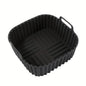 1 square silicone air fryer liner