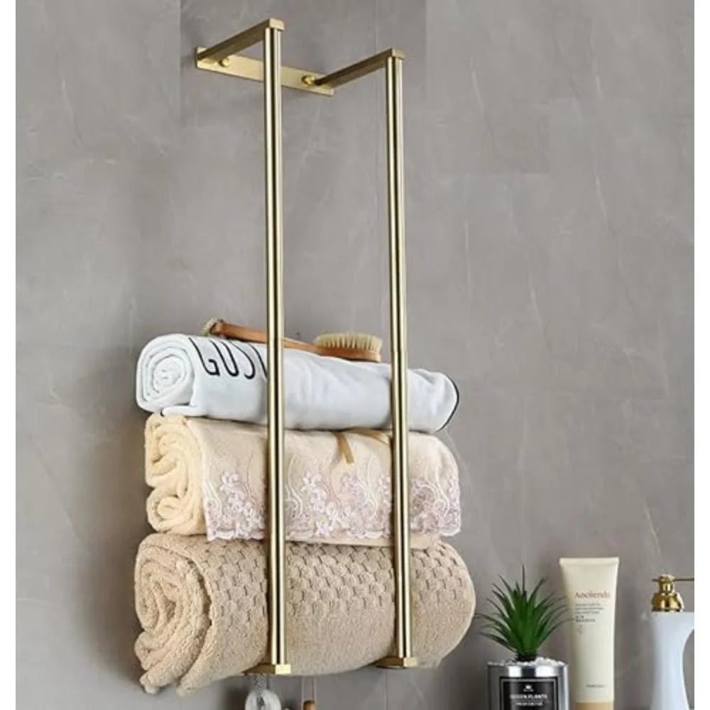 Wall Mounted Towel Rack for Rolled Towels