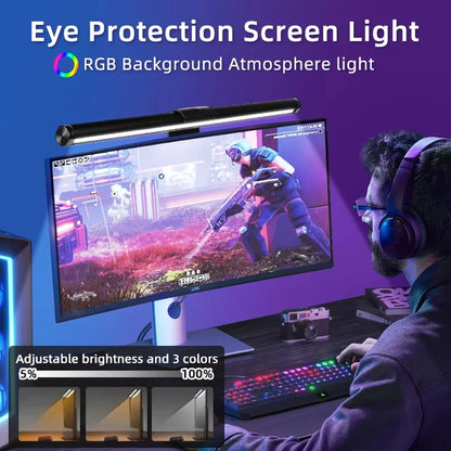 Wiscolor Computer Monitor LED Screen Hanging Light Bar