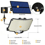 Solar Motion Sensor Wall Lights