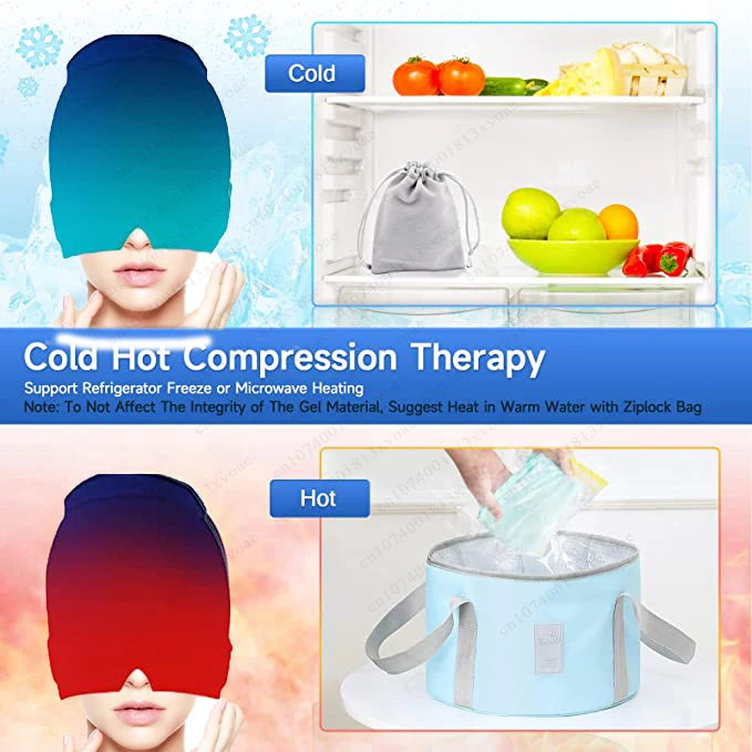 Relief Migraine Relief Cap/Eye mask