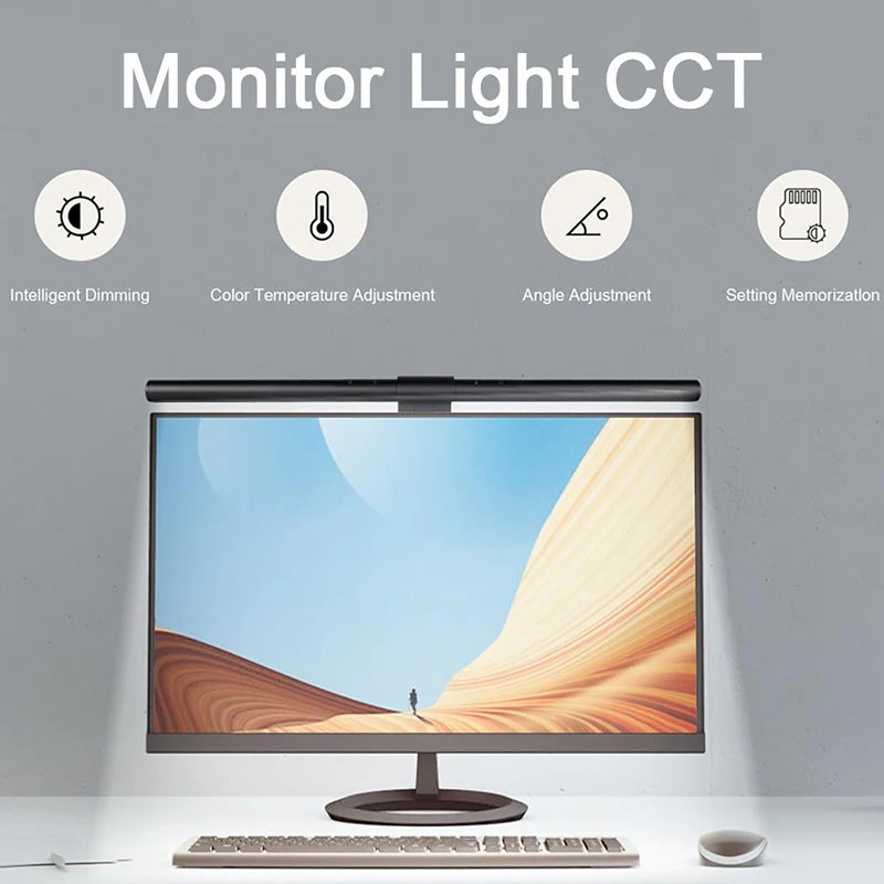 Wiscolor Computer Monitor LED Screen Hanging Light Bar