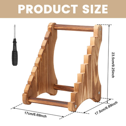 7-Layer Wooden Knife Stand