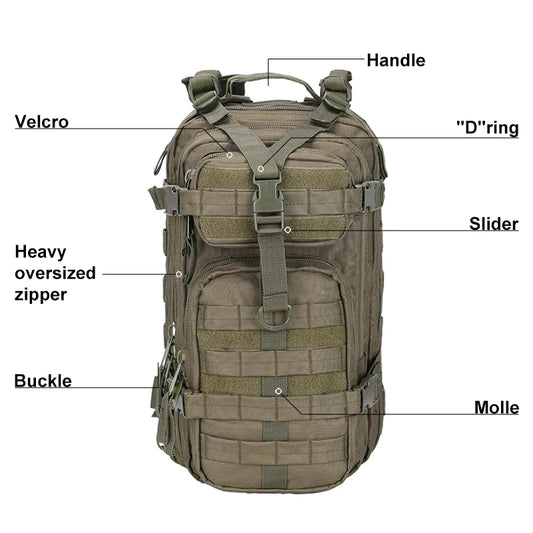 LQARMY™ 35L Tactical Assault Pack (MOLLE)