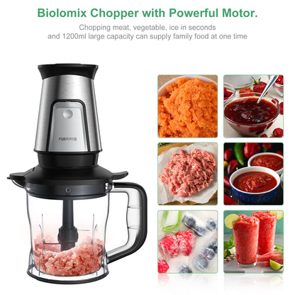 BioloMix 3-in-1 Food Processor & Blender 700W