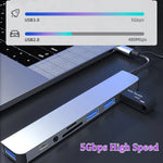 OmniLink™ 8-in-2 USB-C Hub | 5Gbps Ultra-Fast Dock