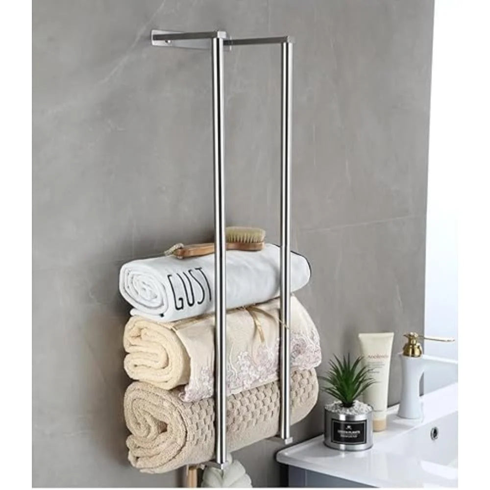 Wall Mounted Towel Rack for Rolled Towels