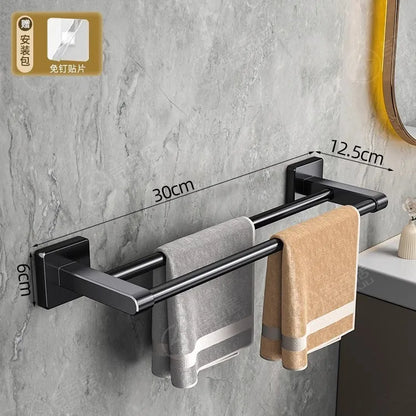 Wall Mounted Towel Rack | Single Rod