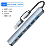 OmniLink™ 8-in-2 USB-C Hub | 5Gbps Ultra-Fast Dock