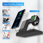 3-in-1 Wireless Charging Station — Foldable Magnetic Fast Charger