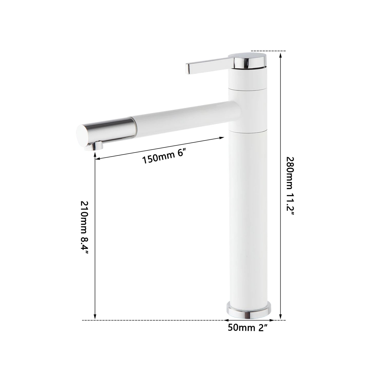 Brushed Gold Bathroom Basin Faucet 360°