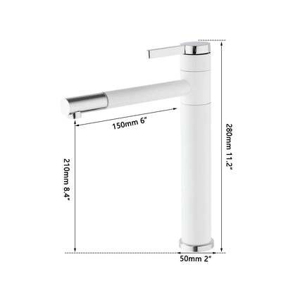 Brushed Gold Bathroom Basin Faucet 360°