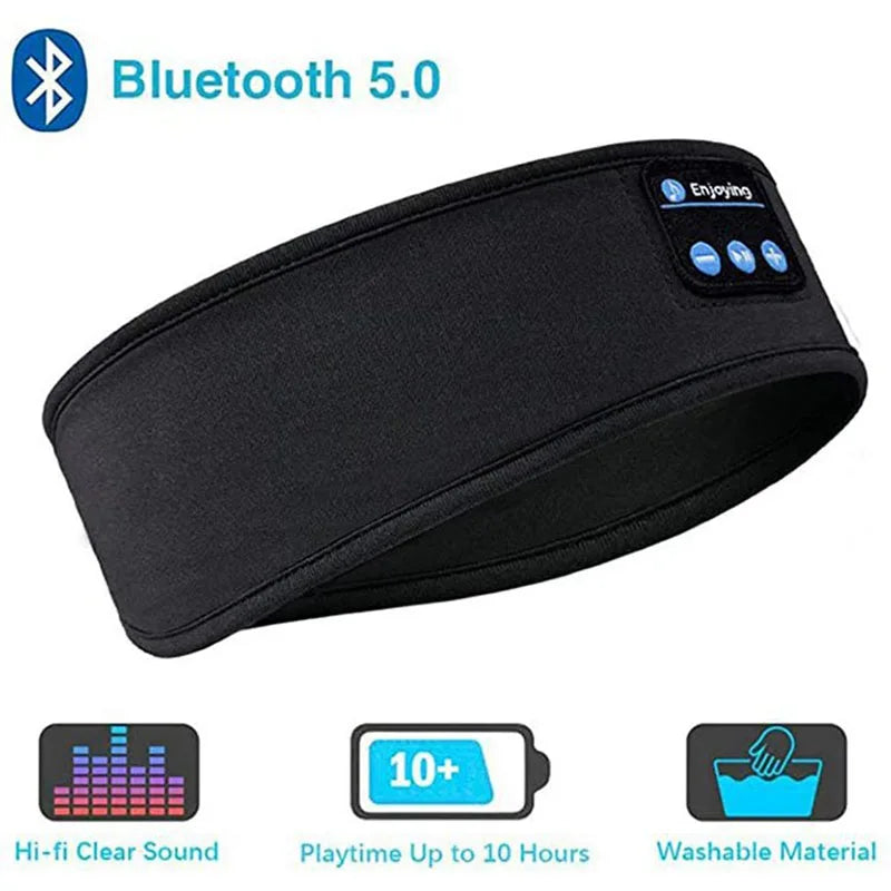 Bluetooth Wireless Headphones 5.0 Sleep Mask Headset